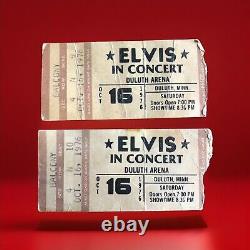 Elvis Presley 1976 Concert Ticket Stubs (Duluth, MN)
