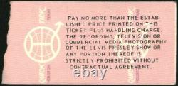 Elvis Presley-1976 RARE Concert Ticket Stub (Duluth Arena-Minnesota)