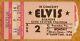 Elvis Presley-1976 Rare Concert Ticket Stub (roanoke-civic Center Coliseum)