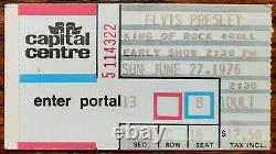 Elvis Presley-1976 RARE Original Concert Ticket Stub (Landover-Capital Centre)