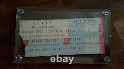 Elvis Presley 1977 Chicago Stadium Concert Ticket Stub original authentic