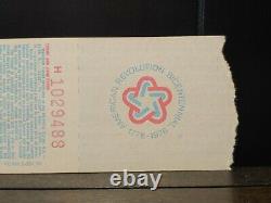 Elvis Presley 2nd to Last Concert Ticket Stub Riverfront Coliseum Cincinnati OH