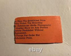 Elvis Presley 9-6-76 Last Authentic Huntsville AL Concert Original Ticket Stub