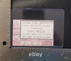 Elvis Presley Arizona State University Concert Ticket Stub March 23, 1977