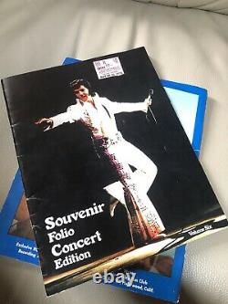 Elvis Presley Autographed Photo Album & Folio Concert Edition Volume6 Ticketstub