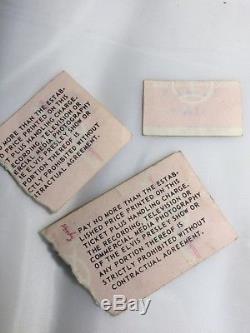 Elvis Presley Concert Scarf Ticket Stubs Lot July 27, 1976 Syracuse NY