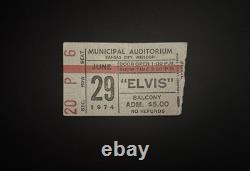 Elvis Presley Concert Ticket Stub 1974 6/29 Kansas City Missouri Summer Festival