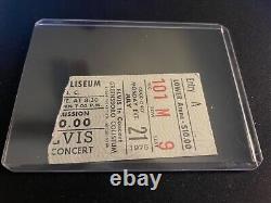 Elvis Presley Concert Ticket Stub Greensboro North Carolina 1975. RARE