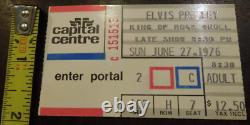 Elvis Presley Concert Ticket Stub / June 1976 Capital Centre Landover Maryland