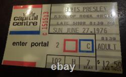 Elvis Presley Concert Ticket Stub / June 1976 Capital Centre Landover Maryland