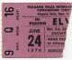 Elvis Presley Concert Ticket Stub June 24 1974 Niagara Falls New York Vintage