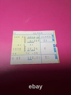 Elvis Presley Concert Ticket Stub June 27, 1973 Cincinnati Gardens CINCINNATI