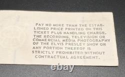 Elvis Presley Concert Ticket Stub, Last Live Performance 6 /26 / 1977