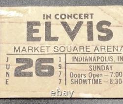 Elvis Presley Concert Ticket Stub, Last Live Performance 6 /26 / 1977 Elvis Presley Concert Ticket Stub, Last Live Performance 6 /26 / 1977
