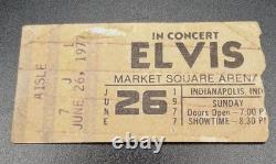 Elvis Presley Concert Ticket Stub, Last Live Performance 6 /26 / 1977