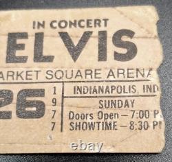 Elvis Presley Concert Ticket Stub, Last Live Performance 6 /26 / 1977
