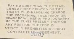 Elvis Presley Concert Ticket Stub, Last Live Performance 6 /26 / 1977