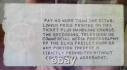 Elvis Presley Concert Ticket Stub, Last Live Performance 6 /26 / 1977 Elvis Presley Concert Ticket Stub, Last Live Performance 6 /26 / 1977