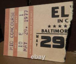 Elvis Presley Concert Ticket Stub / May 1977 Baltimore Civic Center Maryland