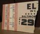 Elvis Presley Concert Ticket Stub / May 1977 Baltimore Civic Center Maryland