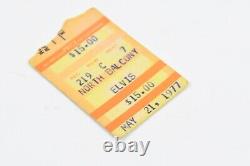 Elvis Presley Concert Ticket Stub May 21st 1977 Freedom Hall Lousiville