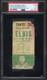 Elvis Presley Concert Ticket Stub Pontiac Silverdome 60,500 Fans Psa 12/31/1975