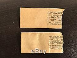 Elvis Presley Concert Ticket Stub Stubs 1977 CBS Special