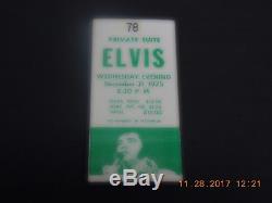 Elvis Presley December 31, 1975 Concert Ticket Stub Pontiac Silverdome