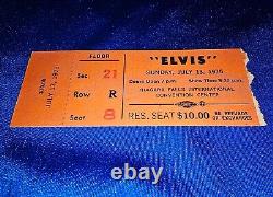 Elvis Presley July 1975 RARE Concert Ticket Stub Niagara Falls Convention Center