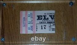 Elvis Presley- June 17 1977 RARE Concert Ticket Stub -First of last nine shows