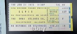 Elvis Presley June 1973 RARE Concert Ticket Pair Stubs Atlanta Georgia The Omni