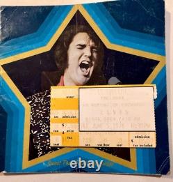 Elvis Presley June 5th, 1976 Concert Ticket Stub (Atlanta, GA-Omni) withPhoto Book