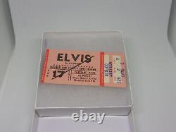 Elvis Presley Last scheduled Concert Ticket Stub 1977 aug. 17,- Portland, Maine