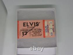 Elvis Presley Last scheduled Concert Ticket Stub 1977 aug. 17,- Portland, Maine