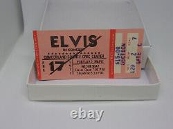 Elvis Presley Last scheduled Concert Ticket Stub 1977 aug. 17,- Portland, Maine