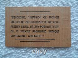 Elvis Presley Original 1973 CONCERT TICKET Stub Fresno, CA EX++