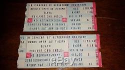 Elvis Presley Original 2nd To Last Concert 2 Ticket Stubs Cincinnati Ohio 1977