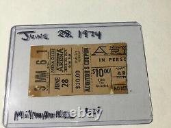 Elvis Presley Original Concert Ticket Stub June 28, 1974 Milwaukee WI