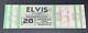 Elvis Presley Original Concert Ticket Stub Sept. 20, 1977 Huntington, W. Va