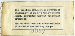 Elvis Presley Original Concert Ticket Stub/photo Pontiac, MI Dec 31, 1975