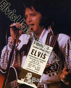 Elvis Presley Pontiac Michigan Silverdome NY's Eve Concert Ticket Stub/Photo