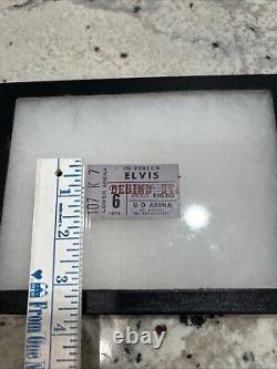 Elvis Presley Rare Original Concert Ticket Stub 1974 UD Arena Dayton Ohio