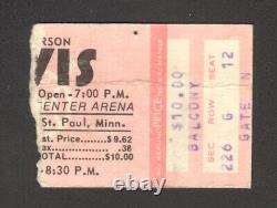 Elvis Presley Rare Original Concert Ticket Stub Oct 3 1974 St. Paul Minnesota