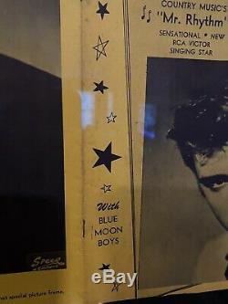 Elvis Presley Signed 1956 Mr Rhythm Souvenir Tour Program & Concert Ticket Stub