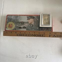 Elvis Presley Tin and Authentic Ticket Stub March 13, 1974 Greensboro Coliseum