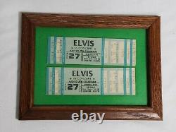 Elvis Presley Unused tickets stub from Aug 27 1977 concert that never happened