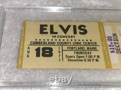 Elvis Presley Vintage 1977 Concert Ticket Stub August 18 2 Days After His Death