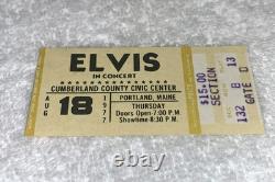 Elvis Presley Vintage 1977 Concert Ticket Stub August 18 2 Days After His Death