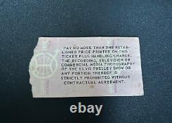 Elvis Presley concert ticket stub Fayetteville NC Aug 3 1976 Rare