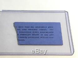 Elvis RARE Lakeland 1976 Concert Ticket Stub